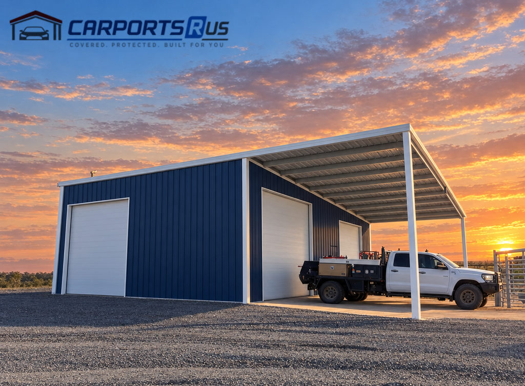 24x30 Metal Garage: Prices, Door Options & What Fits