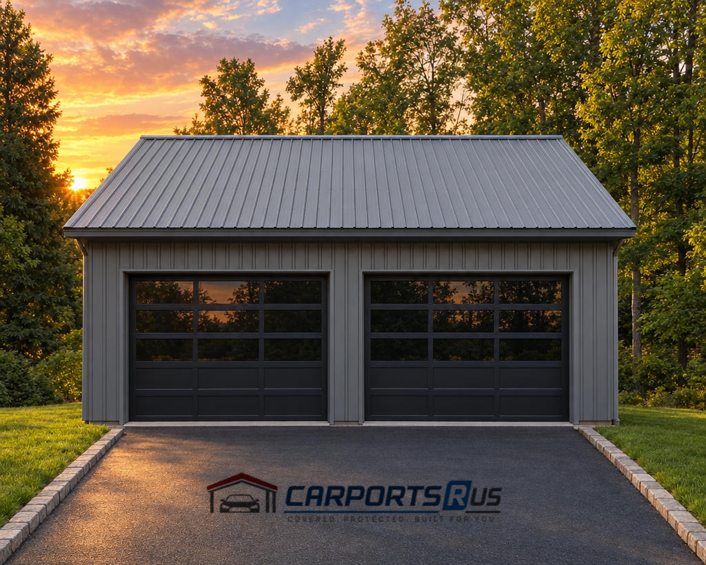 30x30 Metal Garage: Prices, Door Options & What Fits